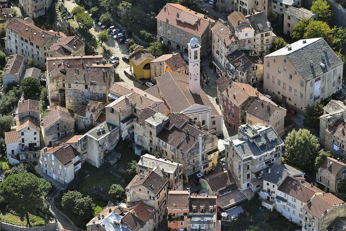 La Corse vue d'oiseau