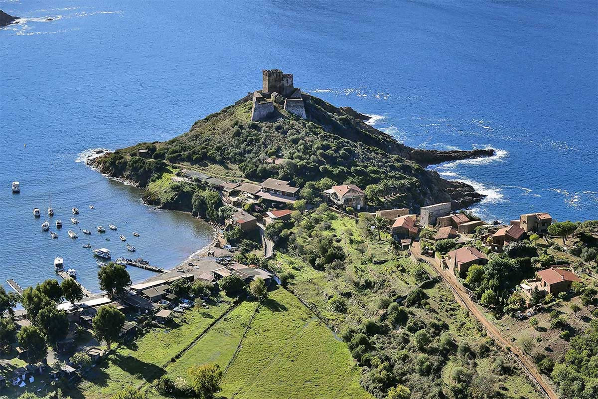 La Corse vue d'oiseau